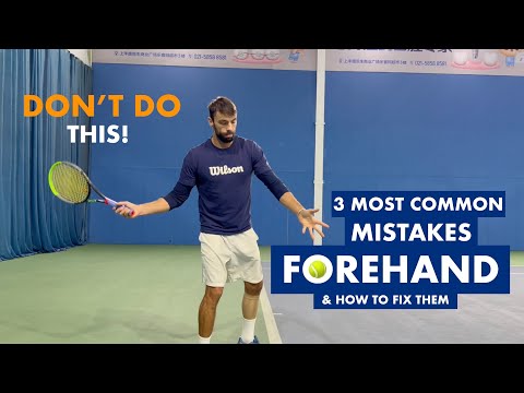 3 MOST COMMON FOREHAND MISTAKES & HOW TO FIX THEM! (TENFITMEN - Episode 185)