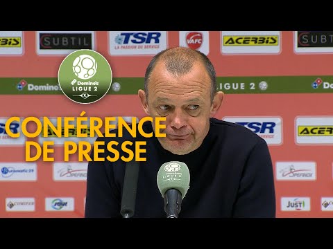Conférence de presse Valenciennes FC - Chamois Niortais ( 1-2 )  / 2018-19