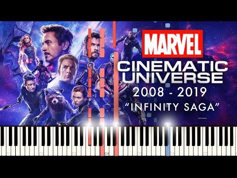 Marvel Studios (INFINITY SAGA) - The Piano Medley