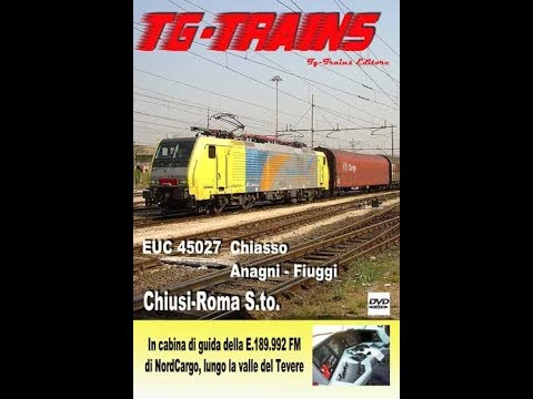 Chiusi-Roma Smistamento, cabride E.189.992 NordCargo 1/4