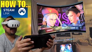 Playing Steam Deck Games with a HUGE Screen in a Quest 3 is AMAZING!