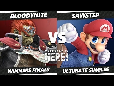 Ultimate Sub Tournament - Bloodynite (Ganondorf) Vs Sawstep (Mario, DK) - Everyone is Here 6 SSBU WF