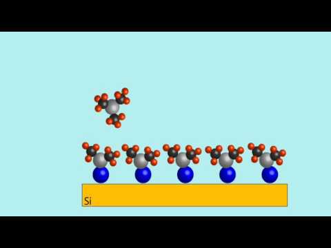 Atomic Layer Deposition (Trimethyl Aluminum + Water) Animation