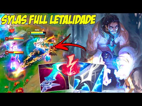 FIZ SYLAS AD FULL LETALIDADE E É OP DEMAIS - LEAGUE OF LEGENDS