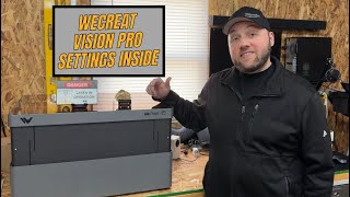 New WeCreat Vision Pro 45w Settings