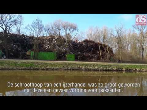 Schroothoop zorgt voor gevaar voor passanten