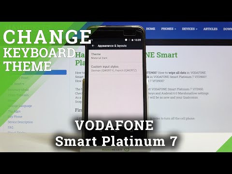 Change Keyboard Theme – VODAFONE Smart Platinum 7 and Keyboard Customization
