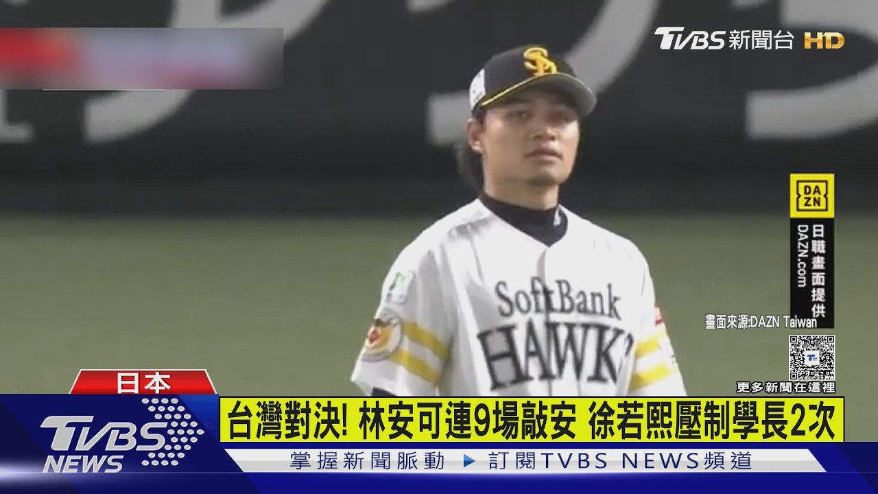 影音/台灣之光正面交鋒!林安可敲安 徐若熙7局好投仍吞首敗