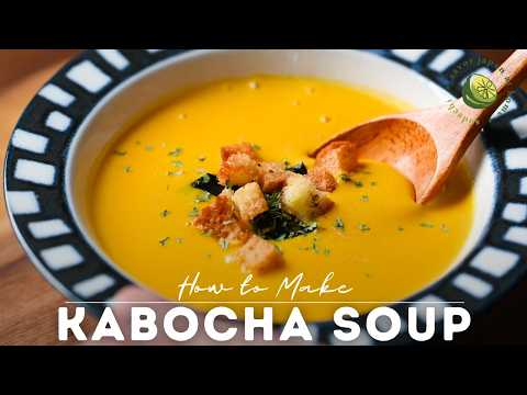 Silky Kabocha Soup Recipe (With Crispy Homemade Croutons)