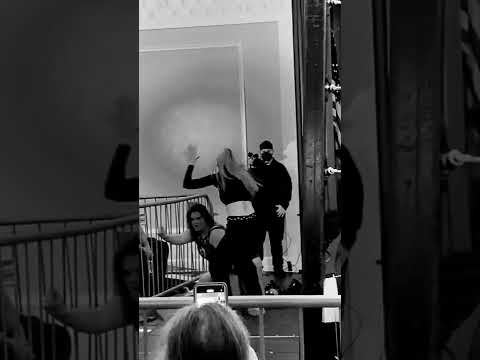 Ava Everett smashes Davienne on the barricade (Chaotic Wrestling) #shorts