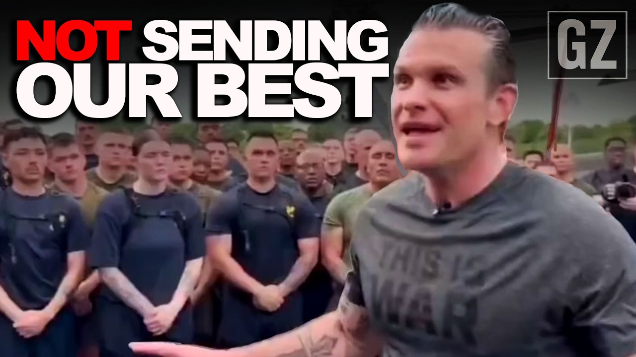 Hegseth trains flabby troops for Iran war