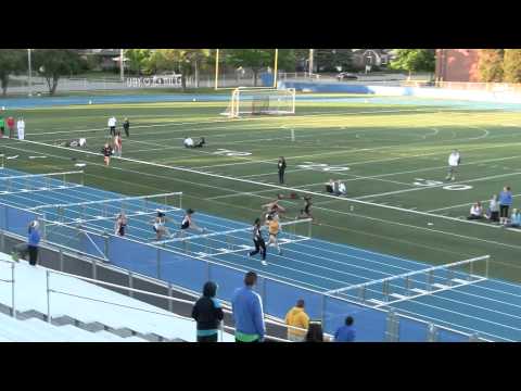 2012 IHSA 3A Girls Track LaGrange Sectional - 100m Hurdles Final