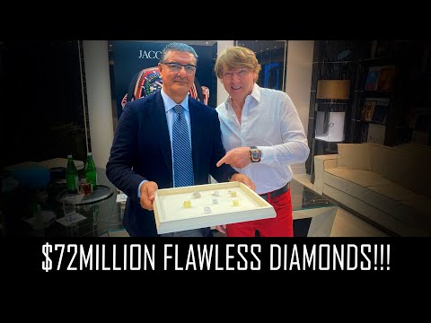 $72MILLION FLAWLESS DIAMONDS!