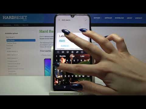 How to Set Up Alarm Clock on Honor 20i – Set Alarm