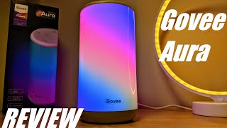 Video thumbnail for REVIEW: Govee Aura Smart LED Table Lamp - Best Mood Lamp! WiFi, RGBIC (Multi Color) by OSReviews
