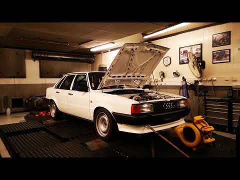 Audi B2 80 Quattro turbo Dyno run