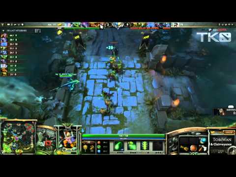 Na'Vi vs Power Rangers Game 2 - MLG TKO Dota 2 - TobiWan & Clairvoyance