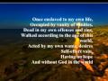 Lord, I was blind 
