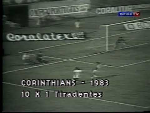 Corinthians 10 x 1 Tiradentes   Campeonato Brasileiro 1983