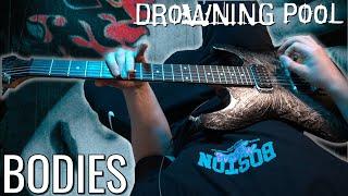 Drowning Pool - Bodies POV Guitar Lesson/Cover | Screen Tabs