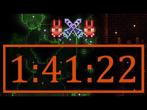 All Bosses Master Mode {4p} in 1:41:22 - Terraria Speedrun