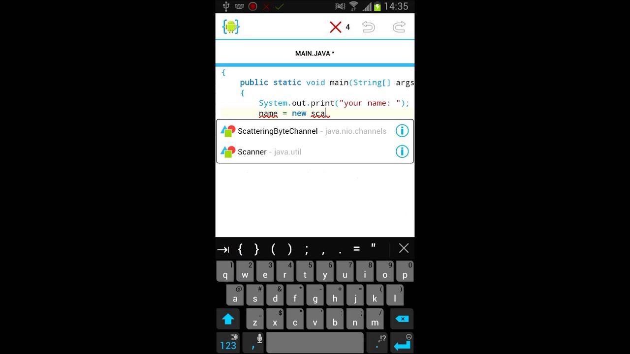 Pure Java coding with AIDE on a Galaxy Note 2