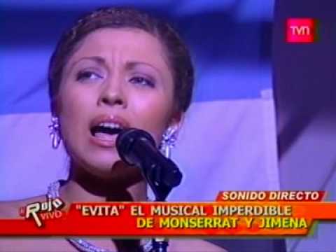 monserrat bustamante musical evita rojo