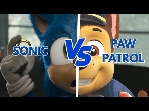 ⚡Sonic vs. Paw Patrol - ¡La Batalla Épica! 🐶