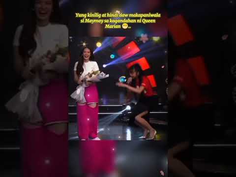 Marian pinakilig ng sobra si Maymay #shorts#viralshorts#fyp#marianrivera#maymayentrata