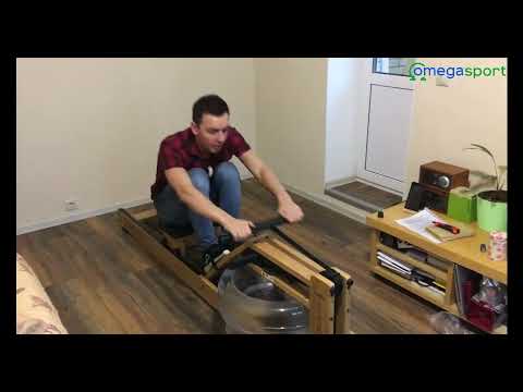 Обзор 4. Водный гребной тренажер HUNTER ДУБ - занятия