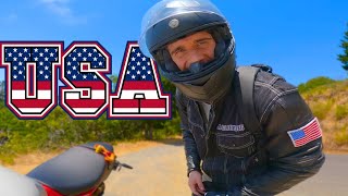 I rented a motorcycle in California and explored the coast 🇺🇸