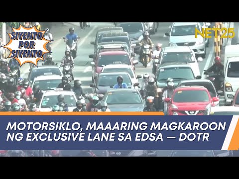 Motorsiklo, maaaring magkaroon ng exclusive lane sa edsa — DOTr Siyento Por Siyento