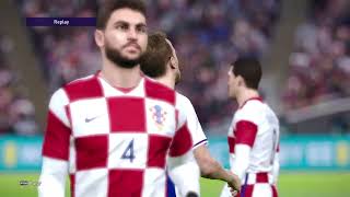 INGLATERRA X CROÁCIA| AO VIVO COM IMAGENS | JOGO DE HOJE| pes 21 Gameplay ps4