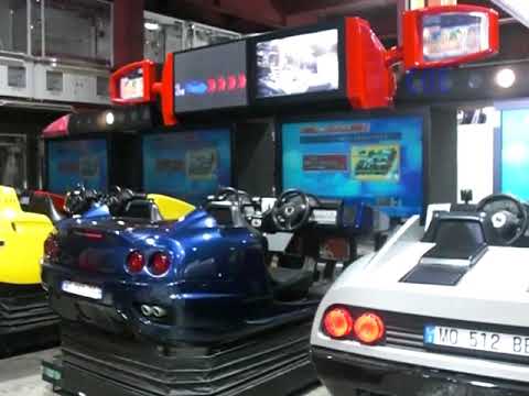 Outrun 2 SP SDX (Sega) Special Super Deluxe Arcade Game 4 Car Set