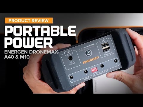 Portable Drone Power with the Energen Dronemax A40 and ...