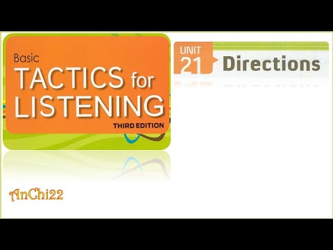 Unit 21 Directions - Tactics For Listening Basic