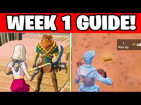 ALL WEEK 1 CHALLENGES GUIDE FORTNITE CHAPTER 2 SEASON 5 (EPIC CHALLENGES)