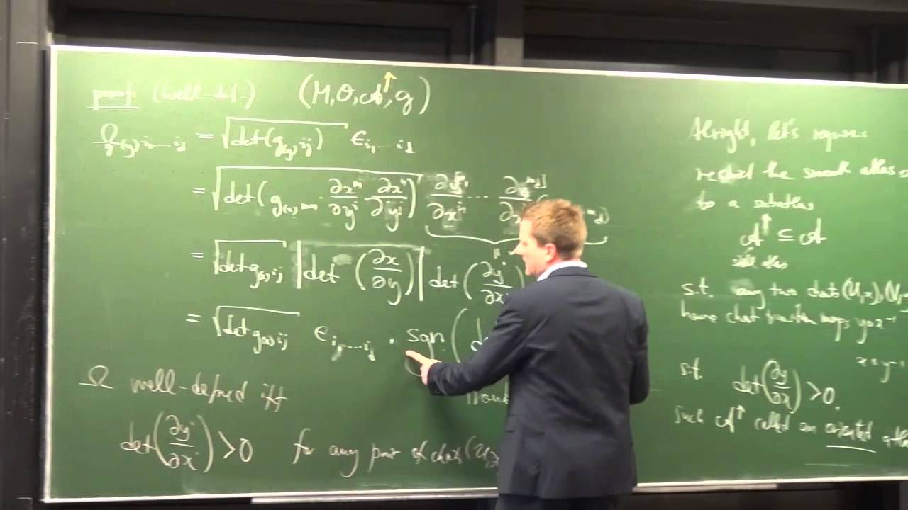 Lecture 12: Integration on manifolds (International Winter School on Gravity and Light 2015)