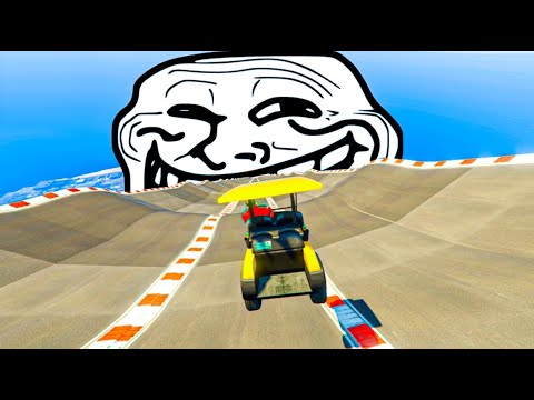 IMPOSSIBLE MEGA RAMP TROLL!!! *VERY EPIC ENDING* GTA V ONLINE