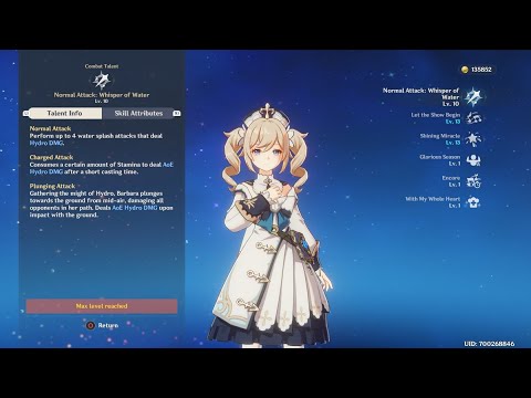 Genshin Impact - Triple crown Barbara showcase (Healer and DPS build)