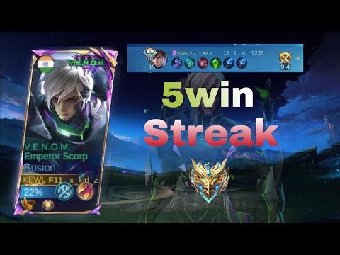 Fastest and short gameplay, Gusion meta hero is back 