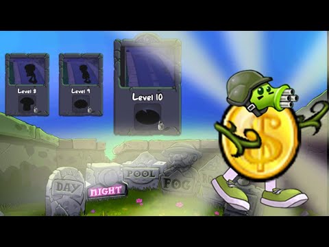 Plantas contra Zombies | Split pea vs 999 Screendoor Zombie Puzzle mode