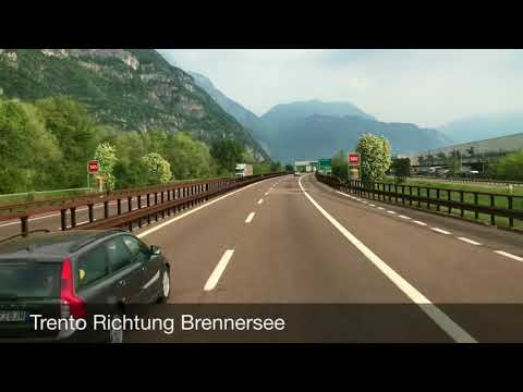Trento Richtung Brenner | A22 | Italien