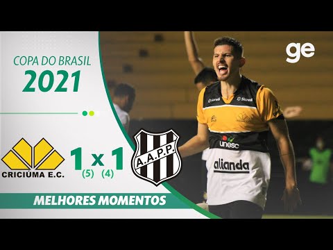 Gols e lances de Criciúma x Ponte Preta