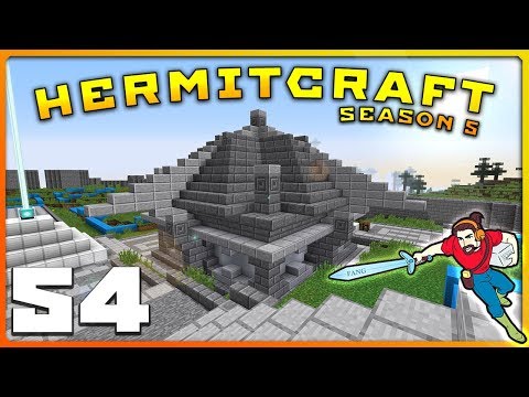 HermitCraft 5 | RAISING THE ROOF!  | Ep 54 || Minecraft Vanilla 1.12