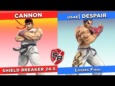 Shield Breaker 24.5 -Losers Final - Cannon (Ryu) Vs. USAE| Despair (Kazuya)