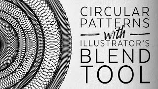 How To Create Intricate Circular Patterns with the Blend Tool in Adobe Illustrator