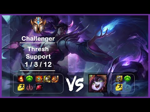 KR Challenger Replays Support Thresh vs Lulu Ep.3715