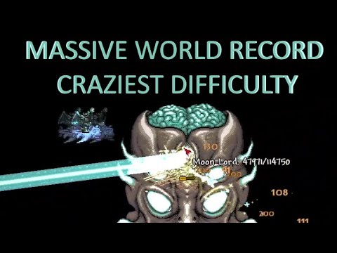 [Former WR] Terraria Speedrun For the worthy Master hardcore - Glitchless Moonlord - 4:01:36