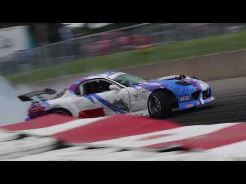 Francis Tassé Leading Alex Blanchette - Formula Drift Canada Round 3 2015